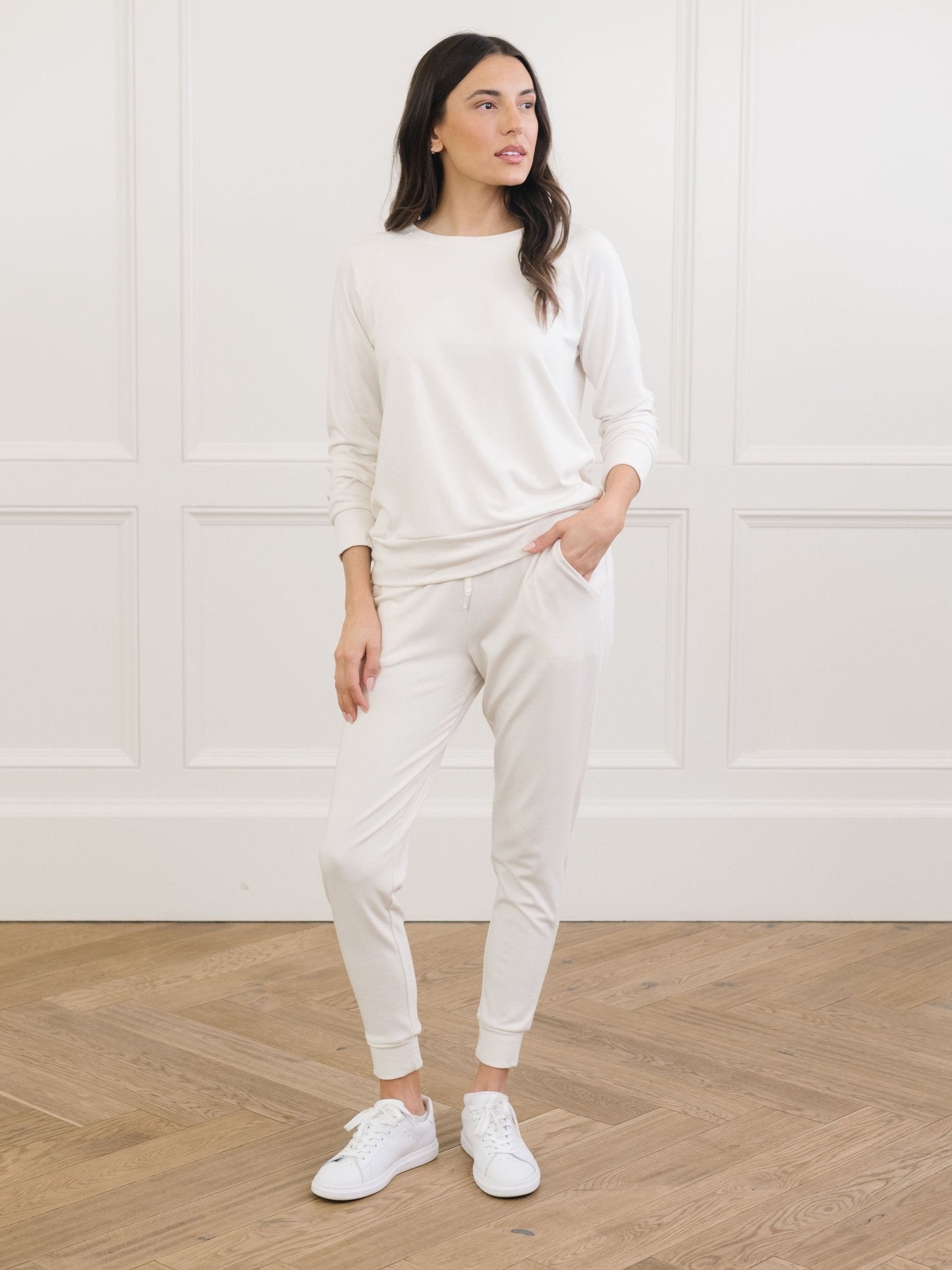 Cozy Earth Women's Brushed Bamboo Jogger Set