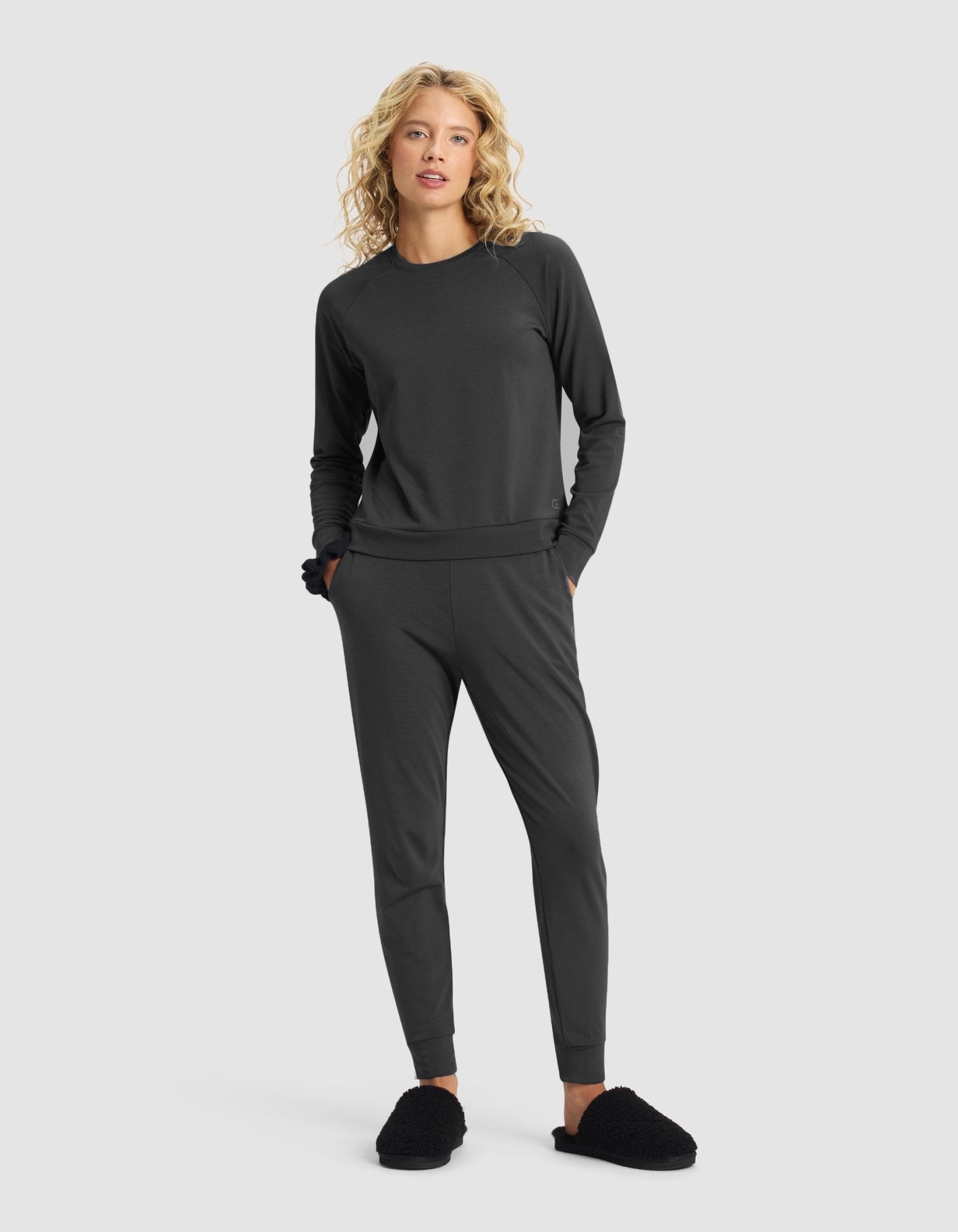 Cozy Earth Women's Brushed Bamboo Jogger Set