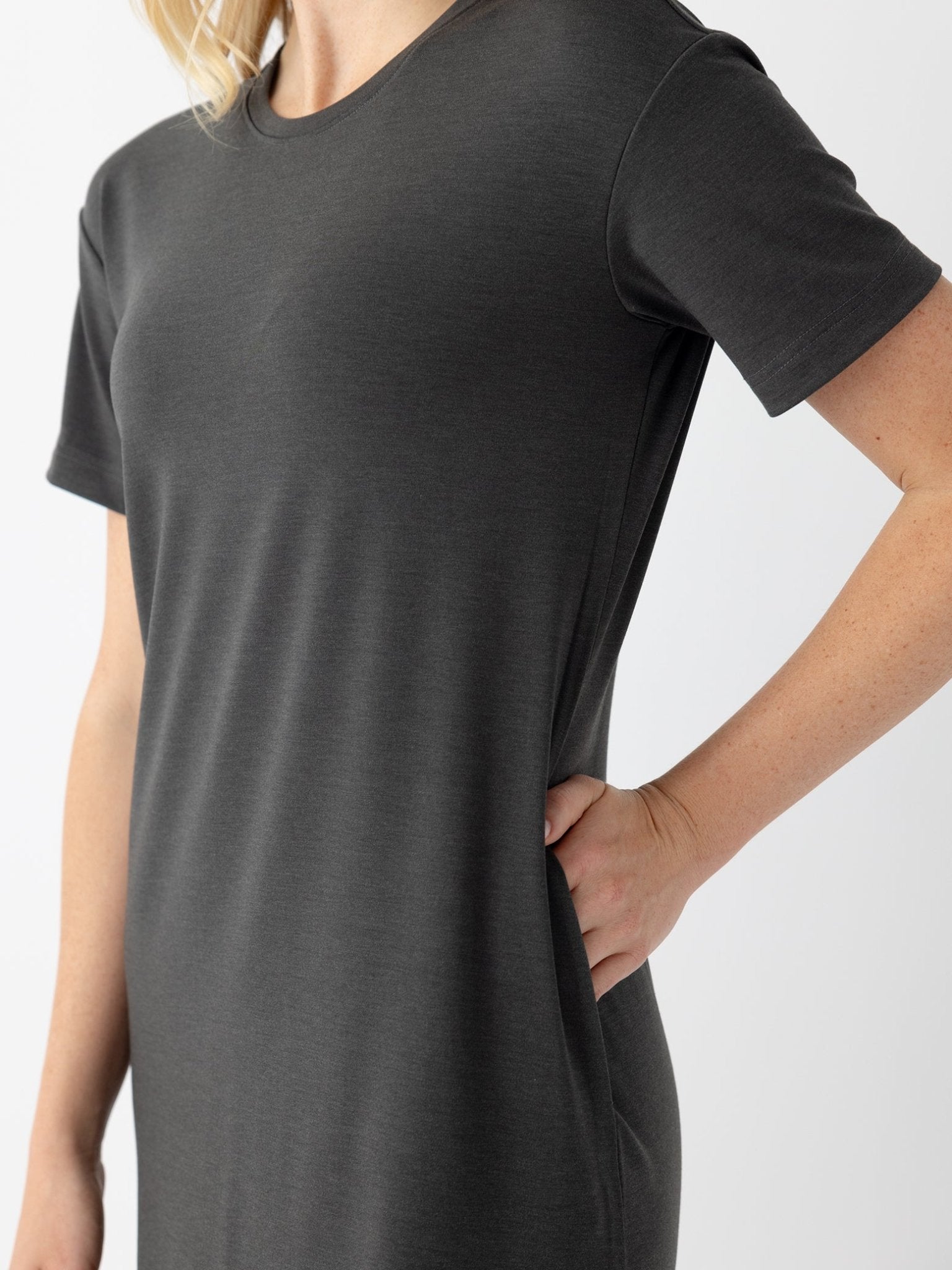 Cozy Earth Women's Brushed Bamboo Midi Dress