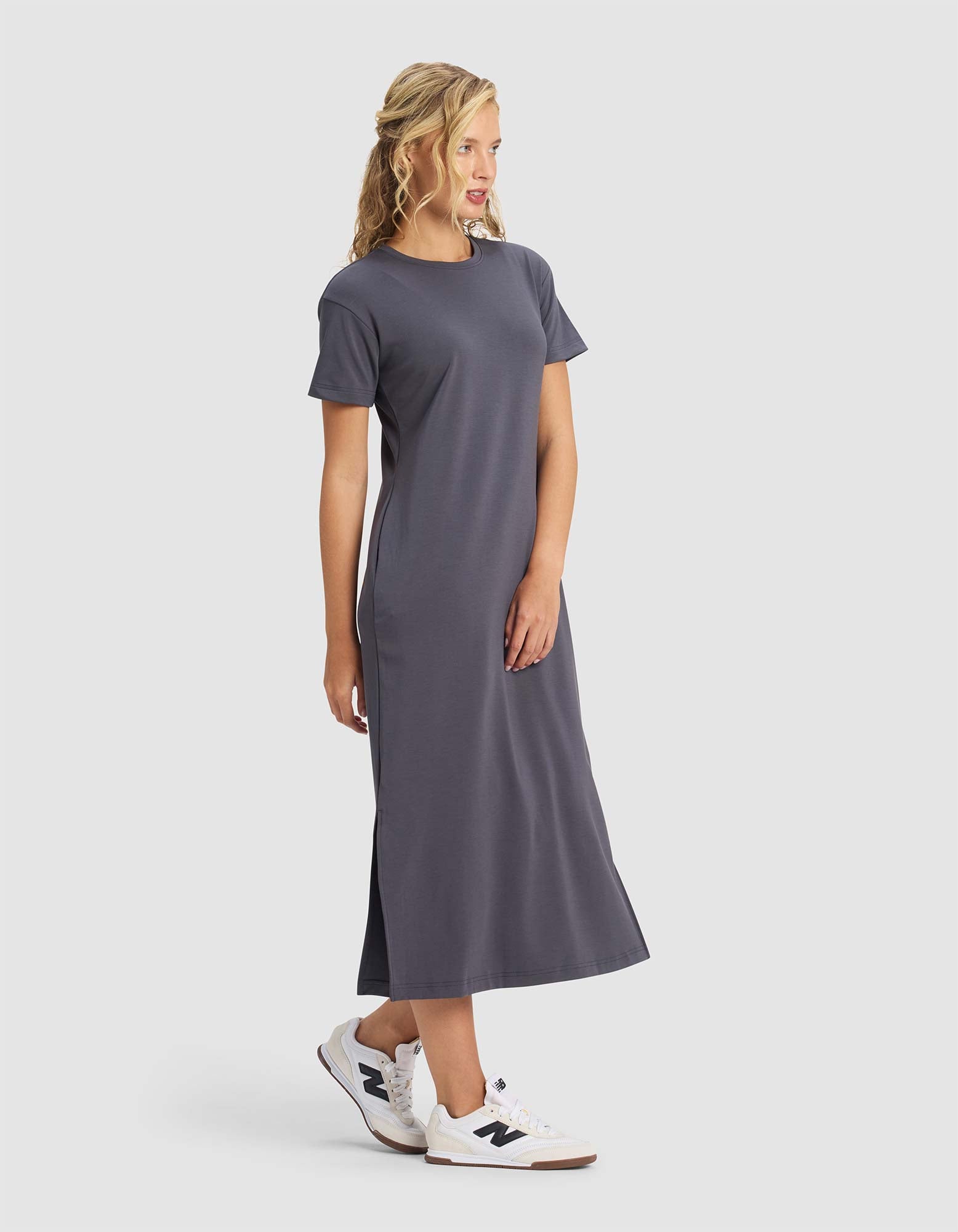 Cozy Earth Women's Brushed Bamboo Midi Dress