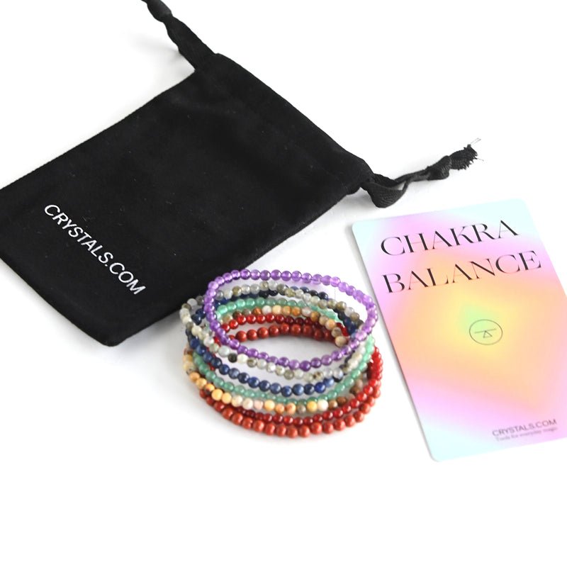 CRYSTALS.COM 7 Chakra Bracelet Set