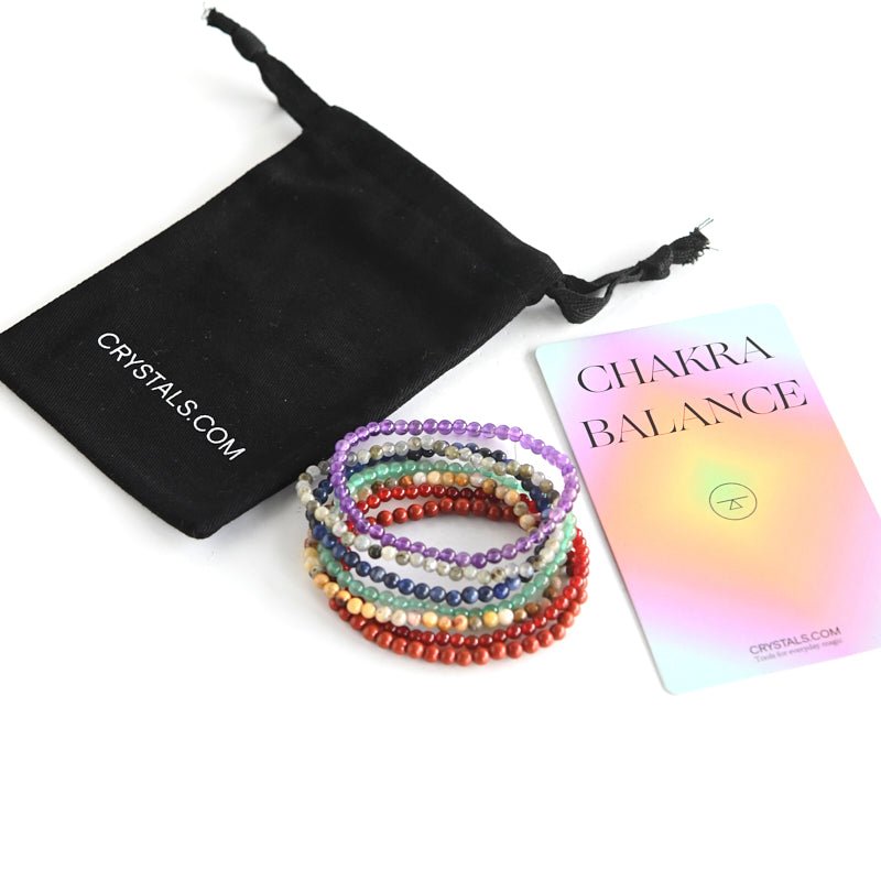 CRYSTALS.COM 7 Chakra Bracelet Set