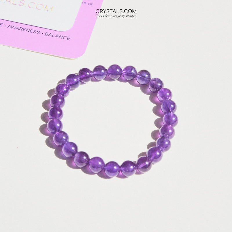 CRYSTALS.COM Amethyst Bracelet - PEACE