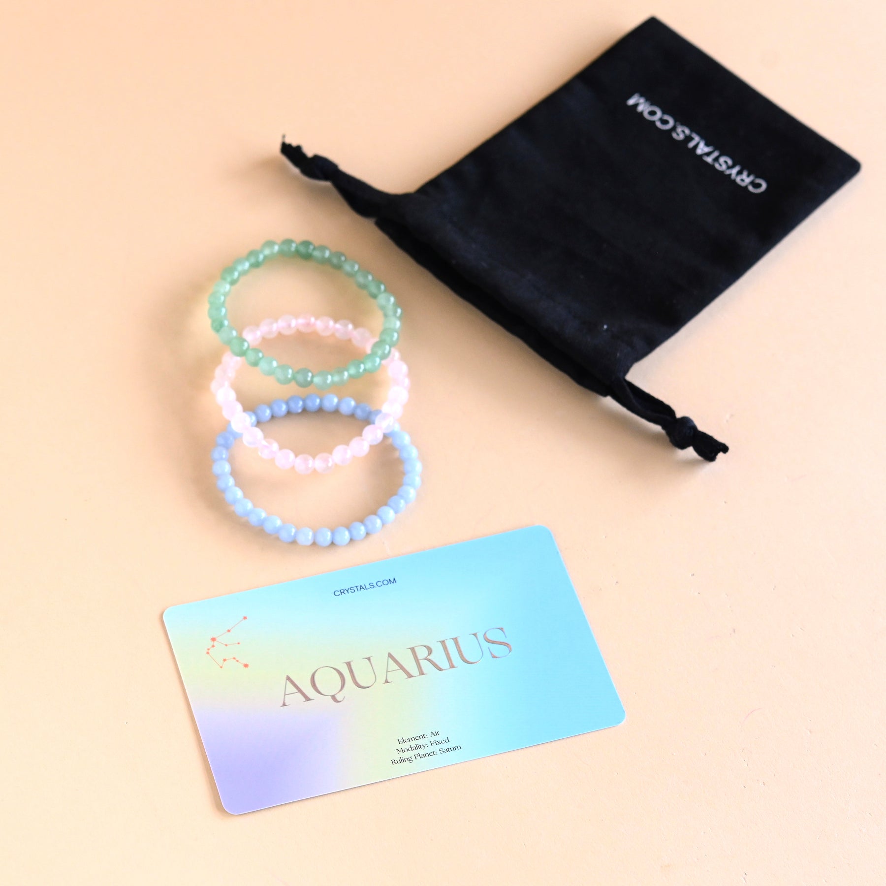 CRYSTALS.COM Aquarius Bracelet Trio