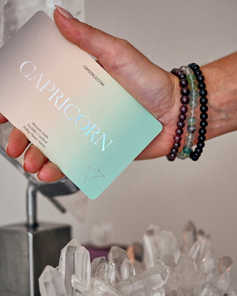 CRYSTALS.COM Capricorn Bracelet Trio