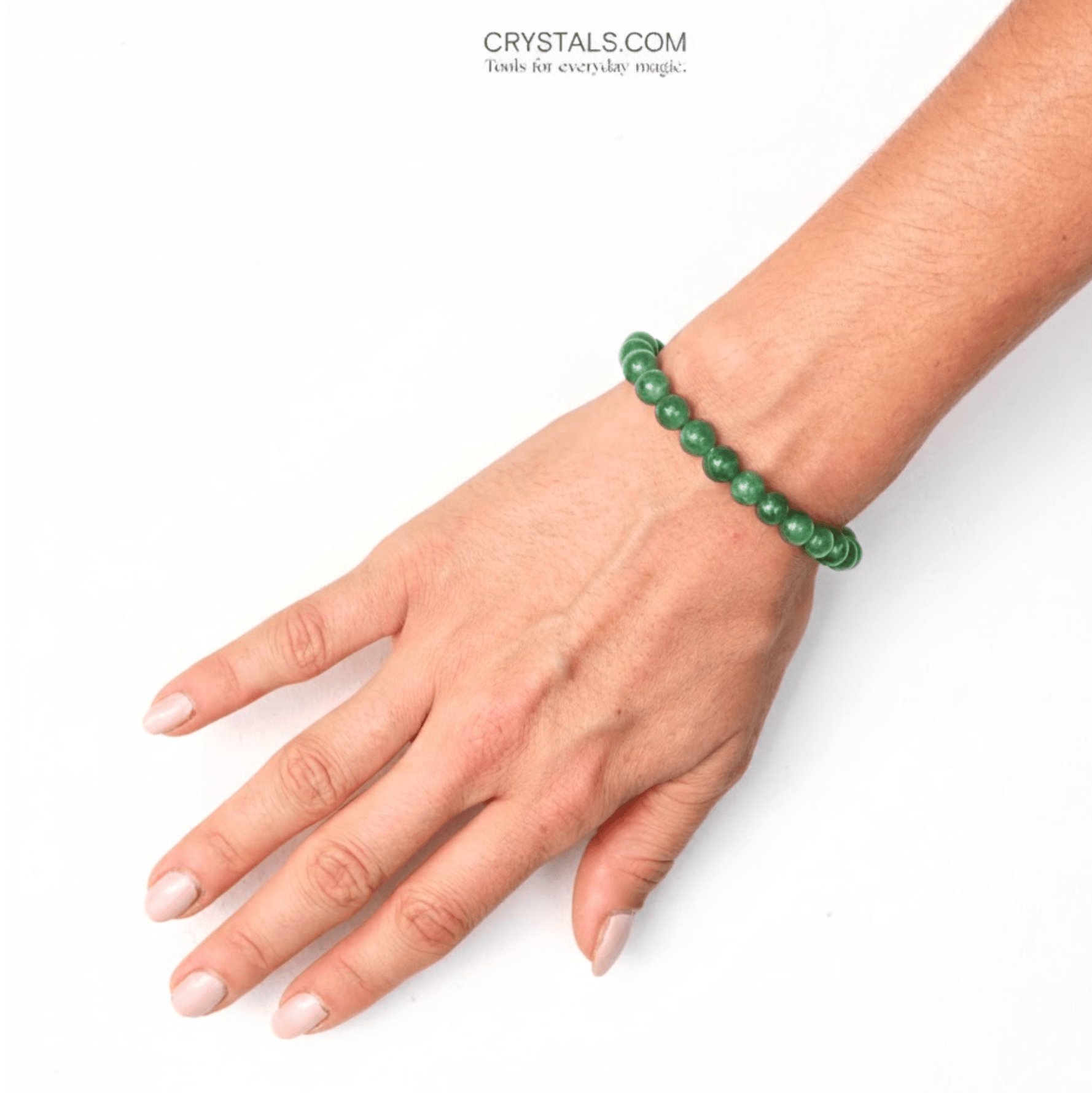 CRYSTALS.COM Green Aventurine Bracelet - LUCK