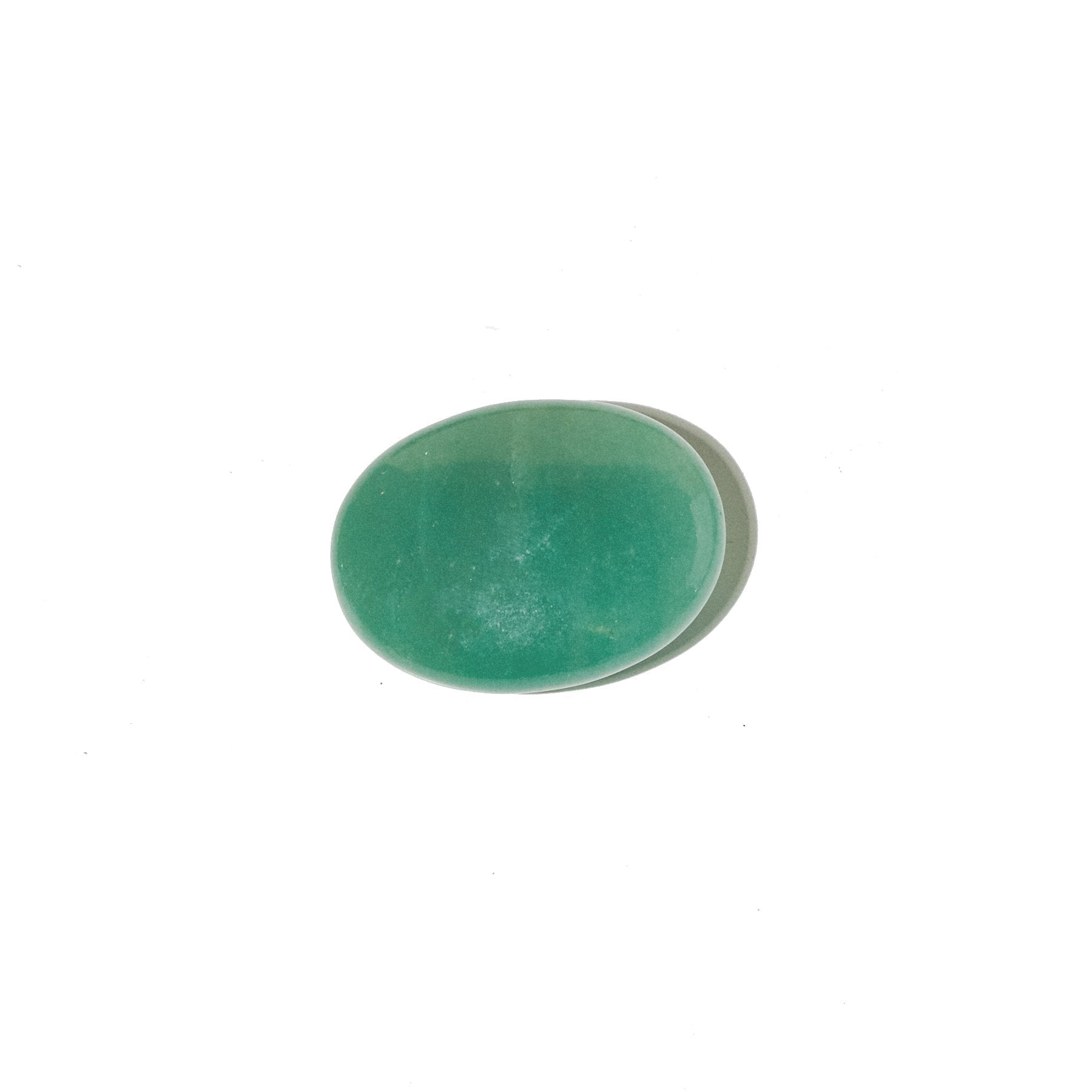 CRYSTALS.COM Green Aventurine Palm Stone