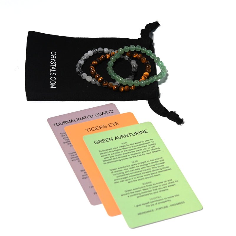 CRYSTALS.COM Lucky Bracelet Trio