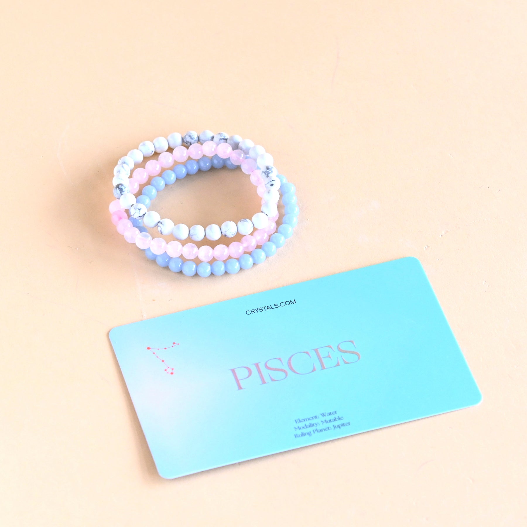 CRYSTALS.COM Pisces Bracelet Trio