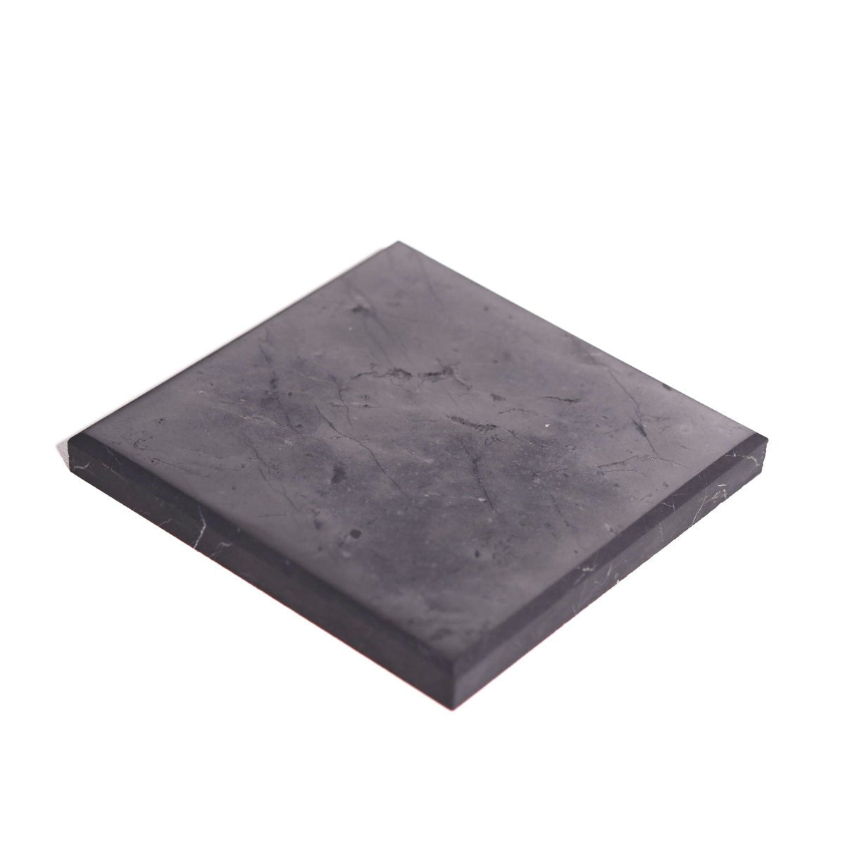 CRYSTALS.COM Shungite Square Plate 4 Inch