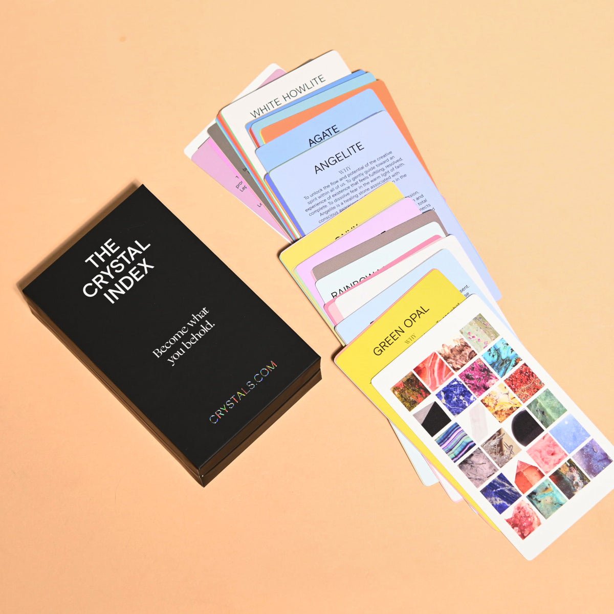CRYSTALS.COM THE CRYSTAL INDEX - CARD DECK