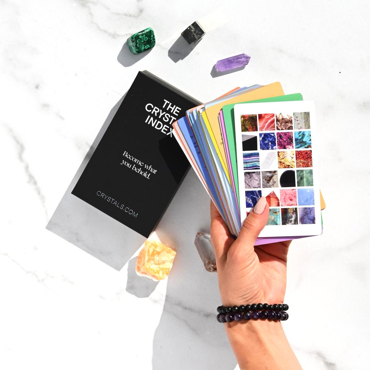 CRYSTALS.COM THE CRYSTAL INDEX - CARD DECK