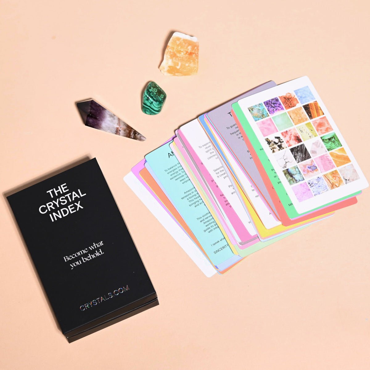 CRYSTALS.COM THE CRYSTAL INDEX - CARD DECK