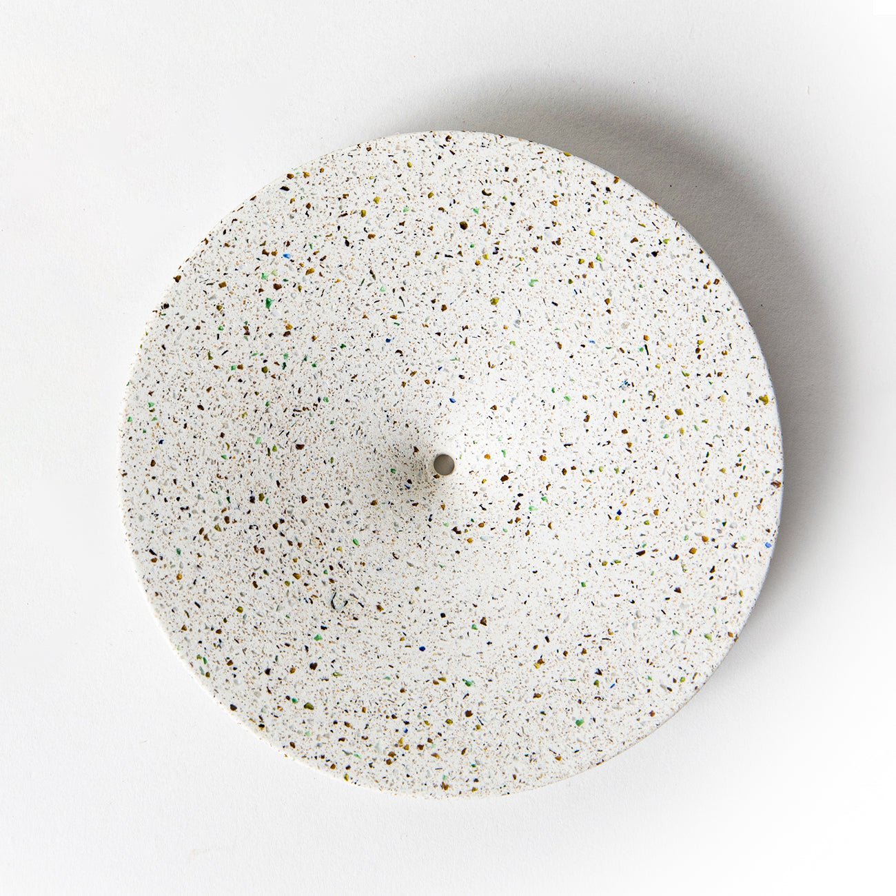 Pretti.Cool Dimple Wall Hook, Large | White Terrazzo