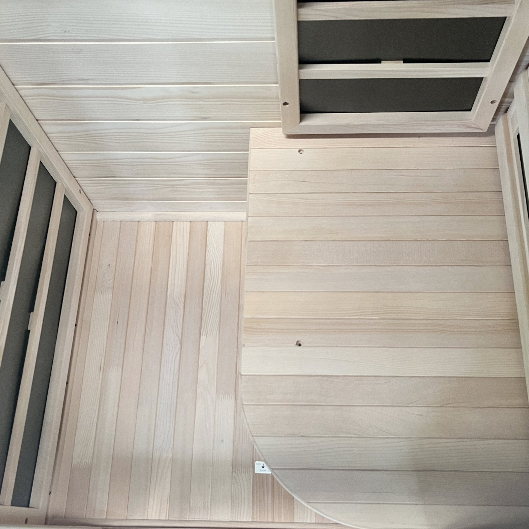 Durasage Health 1 - Person Carbon Infrared Sauna - Canadian Hemlock Wooden Sauna - 760 Watts