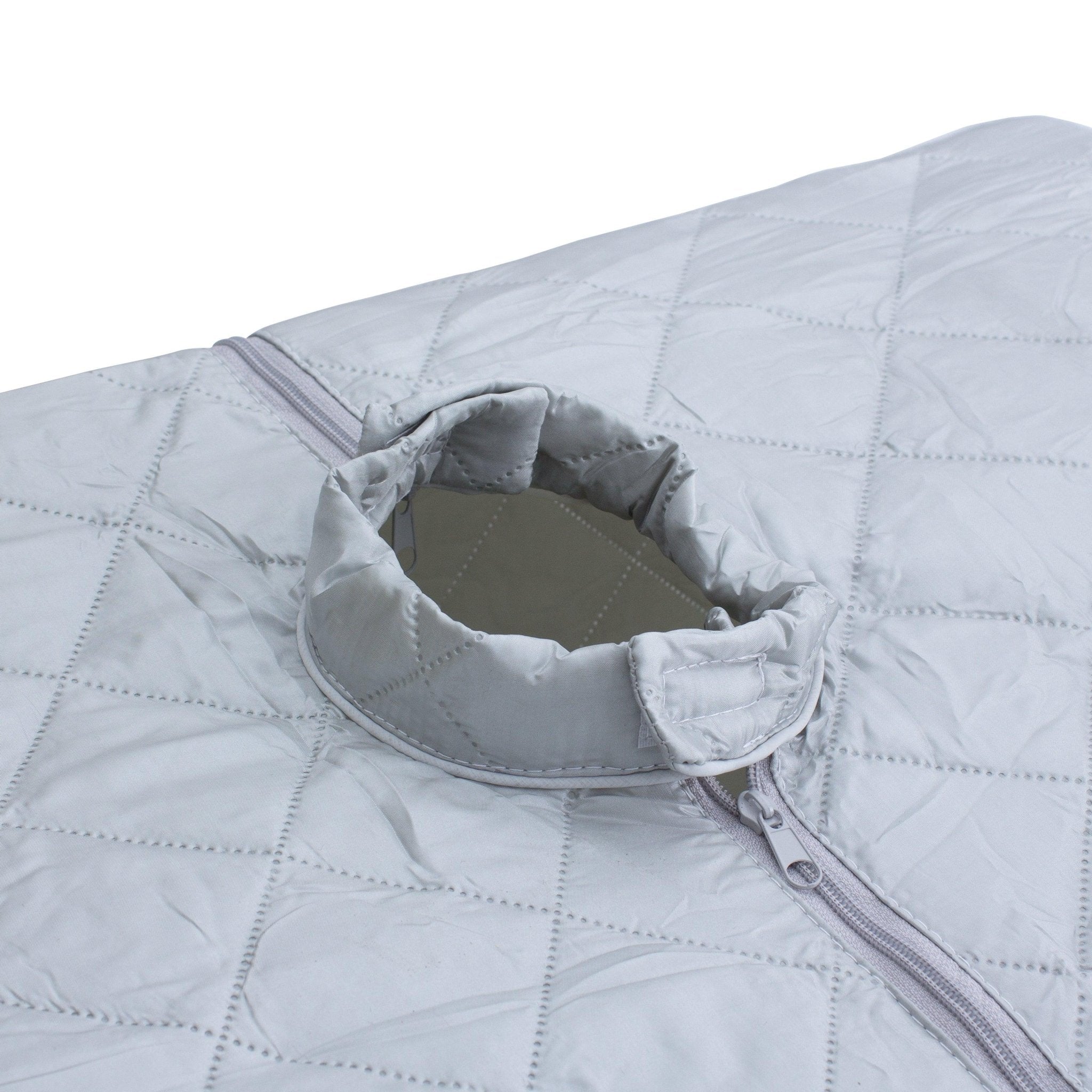 Durasage Health Durasage Lightweight Portable Personal Steam Sauna Spa for Relaxation at Home, 60 Minute Timer, 800 Watt Steam Generator, Chair Included - Silver