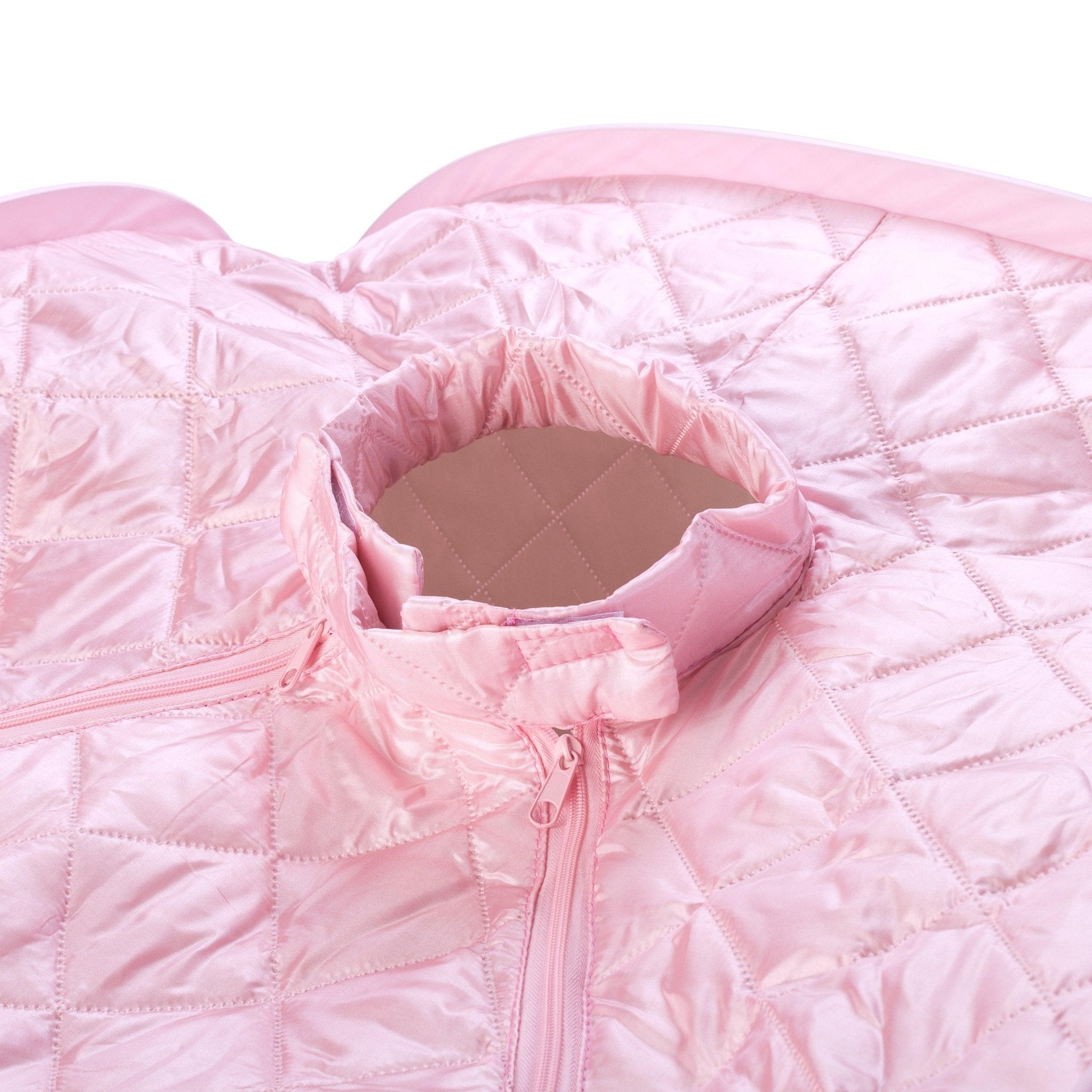 Durasage Health Durasage Personal Foldable Steam Sauna for Relaxation at Home, 60 Minute Timer, 800 Watt Steam Generator, Chair Included - Light Pink