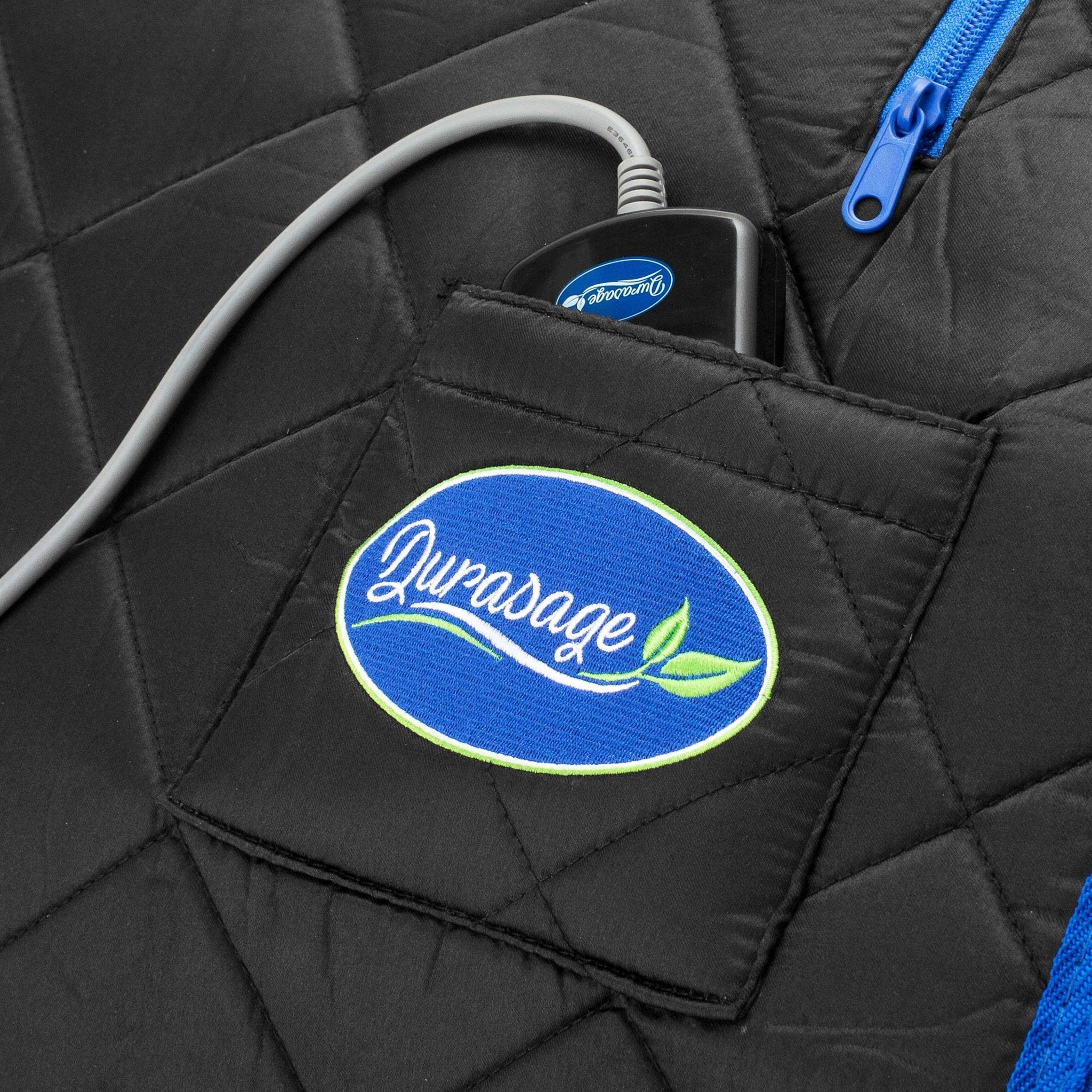 Durasage Health Durasage Personal Ultra Low Emf Portable Infrared Sauna for Relaxation at Home, with Handheld Remote Control, Heated Footpad and Chair