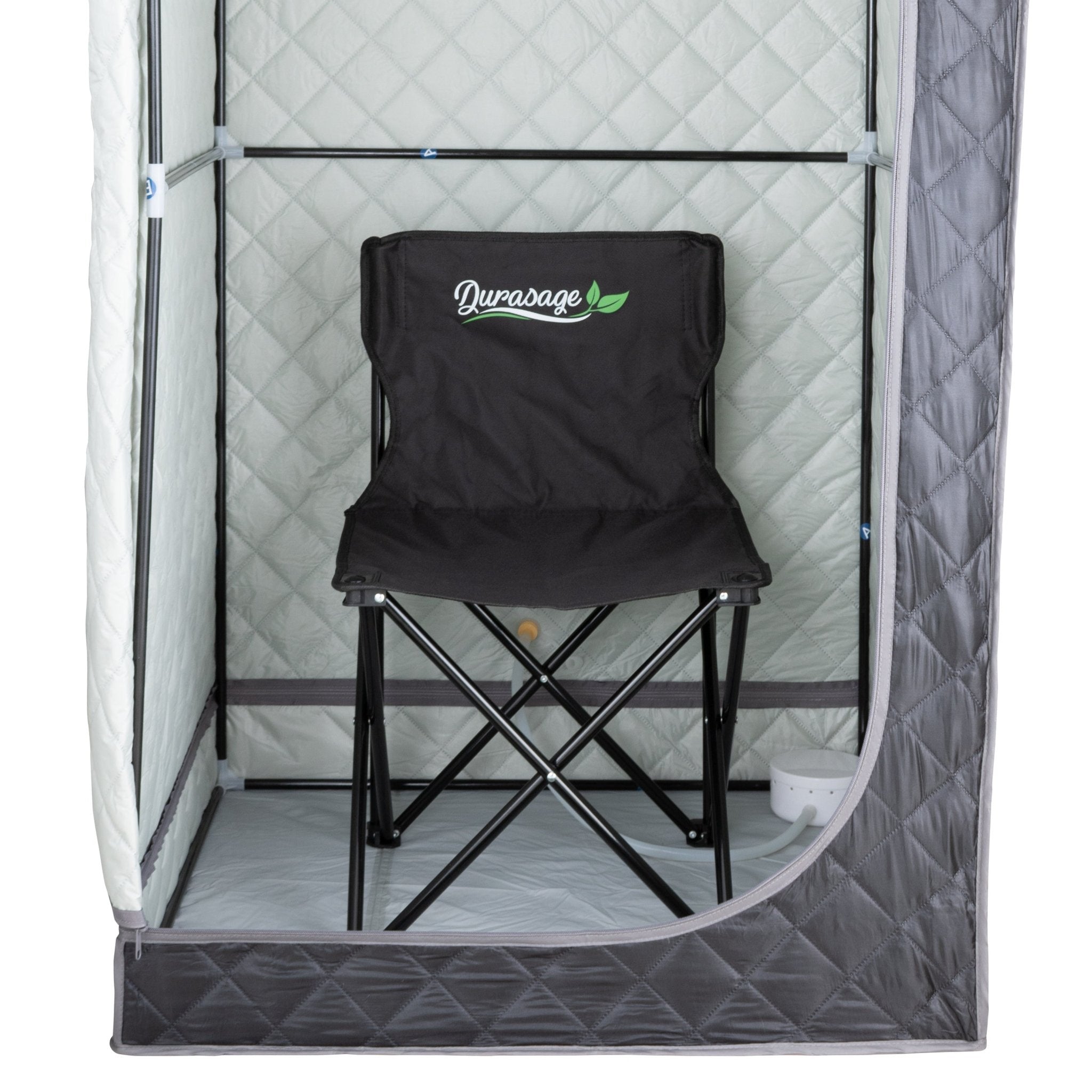Durasage Health Durasage Portable Full Body Steam Sauna for at Home | 1200W 2.6L Steam Generator Including Remote Control | Portable Chair (1 - Person)