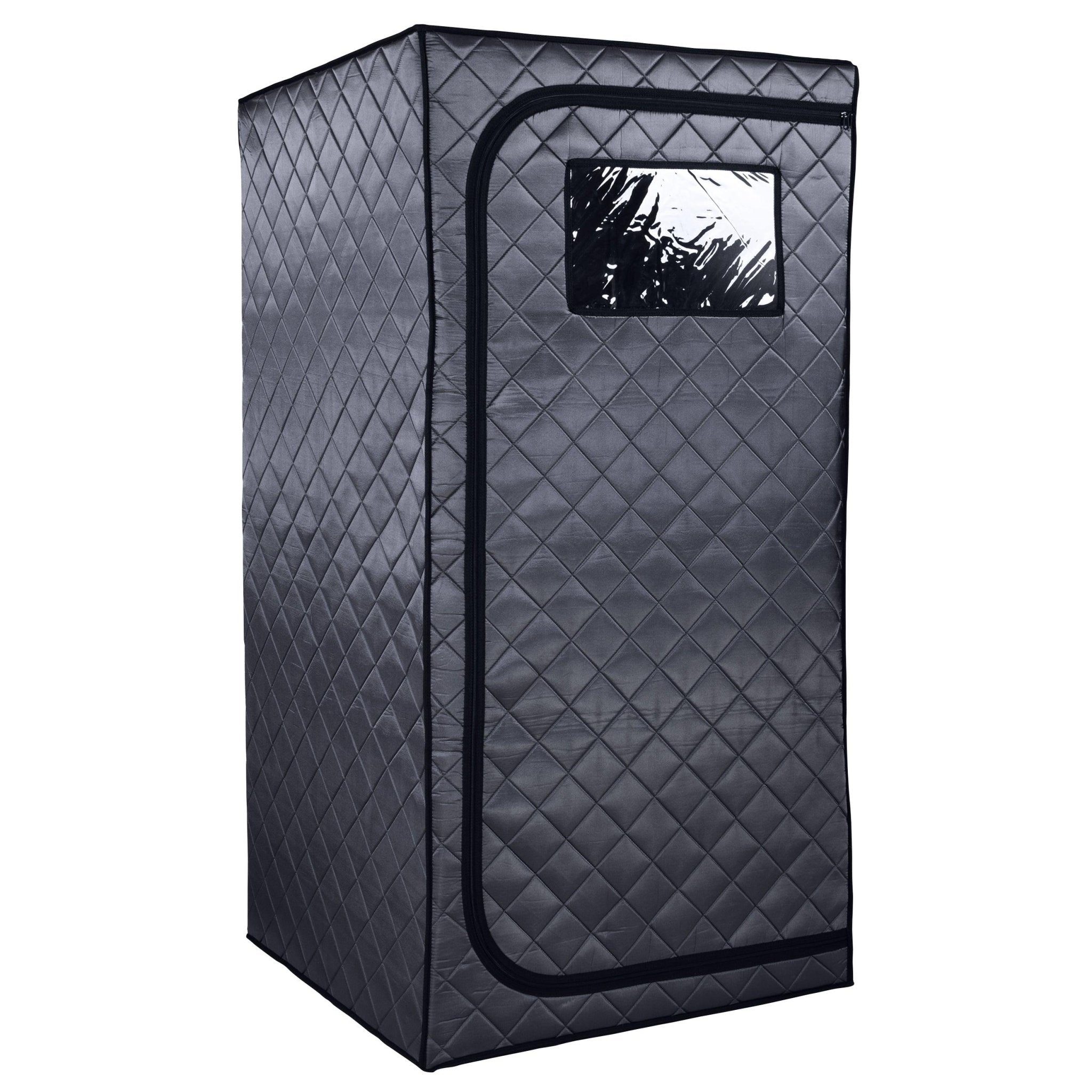 Durasage Health Durasage Portable Full Size Infrared Sauna for at Home | Ultra Low EMF Infrared Panels | LED Lighting, Heating Foot Pad and Portable Chair (1 - Person)