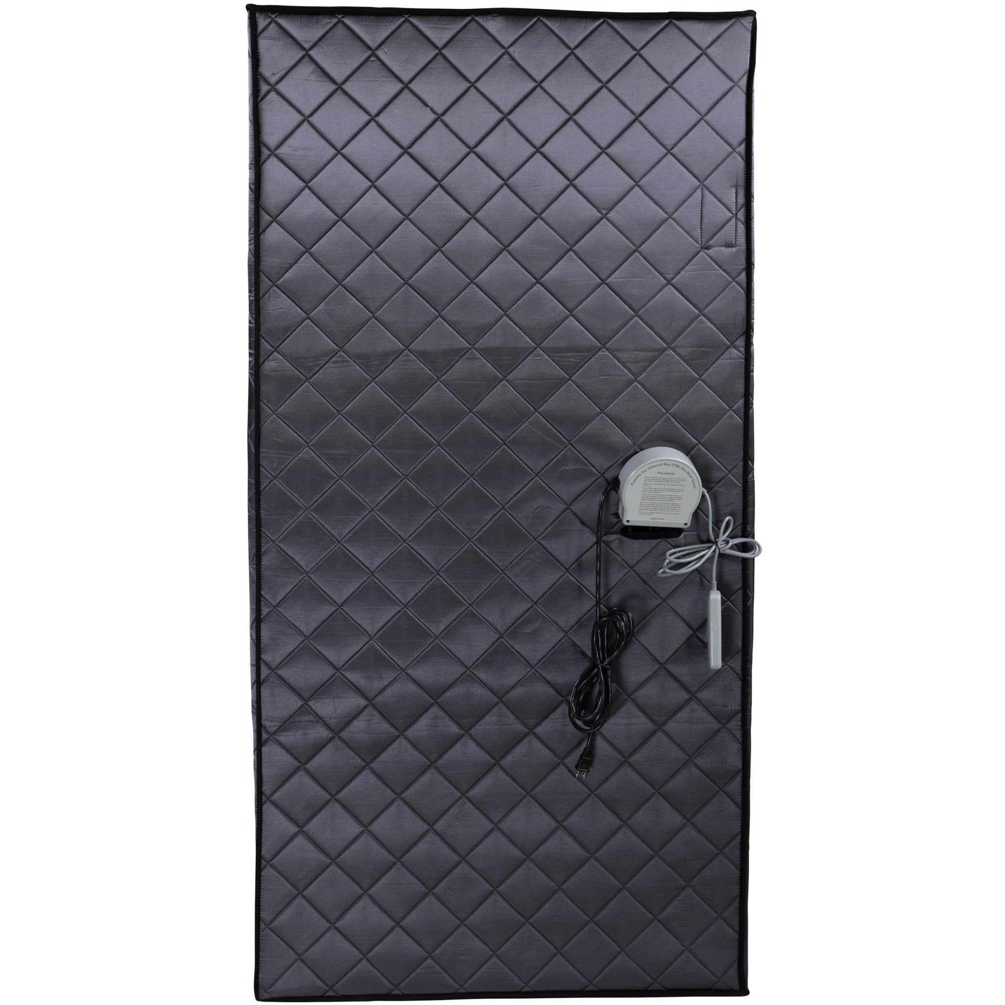 Durasage Health Durasage Portable Full Size Infrared Sauna for at Home | Ultra Low EMF Infrared Panels | LED Lighting, Heating Foot Pad and Portable Chair (1 - Person)