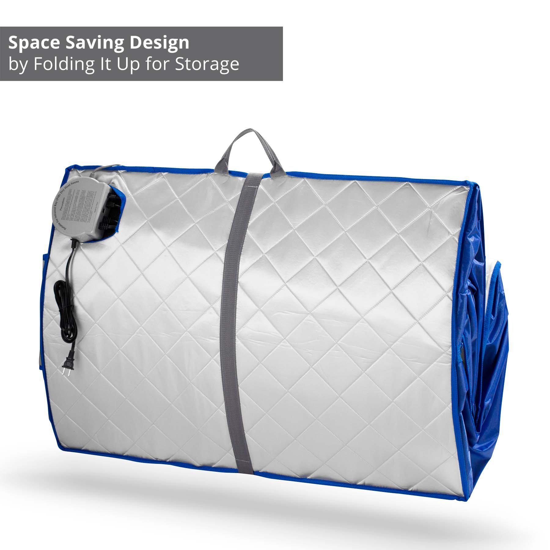 Durasage Health Infrared Heated Personal Sauna with Heating Foot Pad and Chair