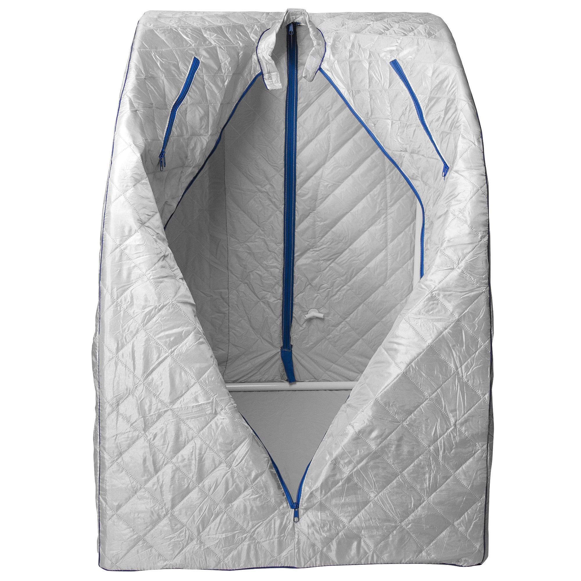 Durasage Health Lightweight Personal Steam Sauna for Weight Loss, Detox & Relaxation, 60 Minute Timer - Blue