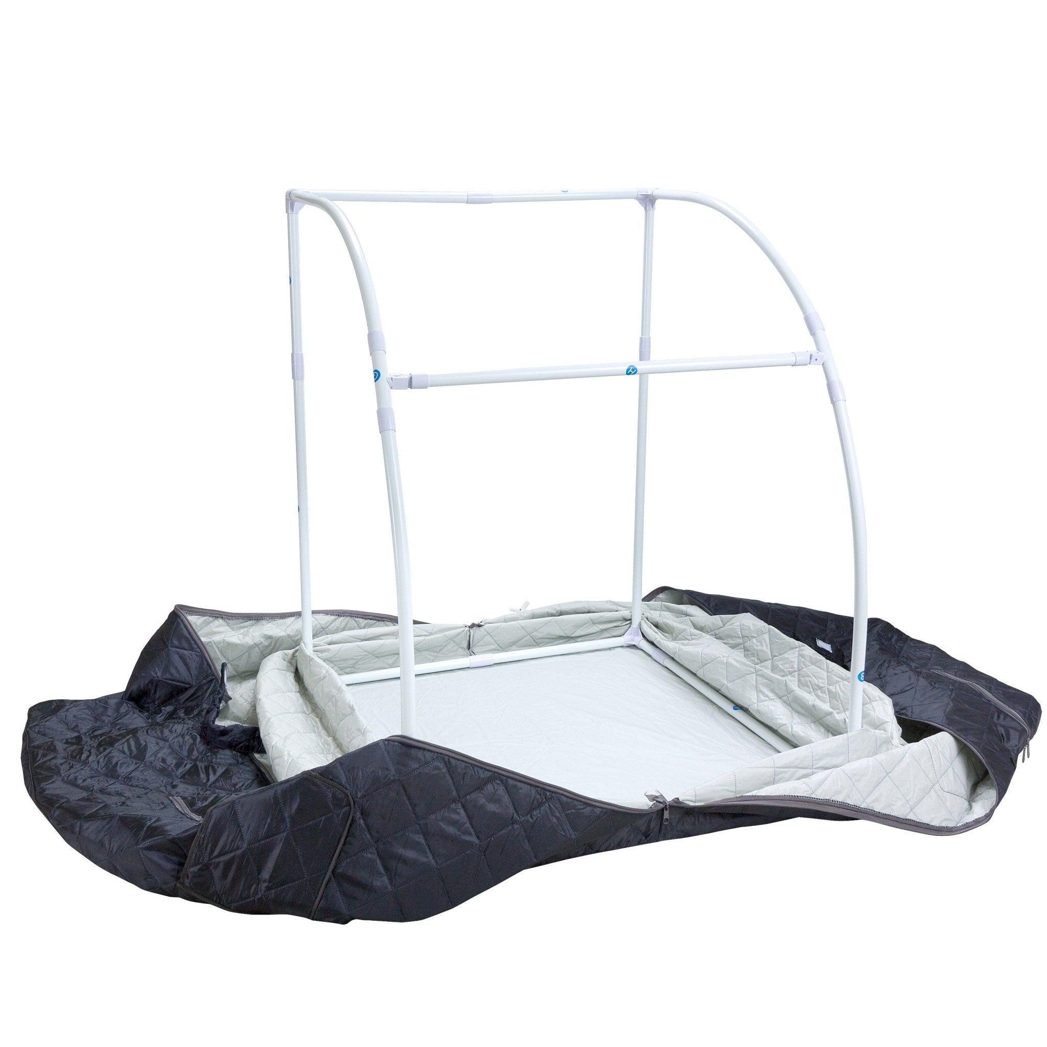 Durasage Health Oversized Portable Steam Sauna for Weight Loss, Detox & Relaxation at Home, Chair Included - Dark Blue