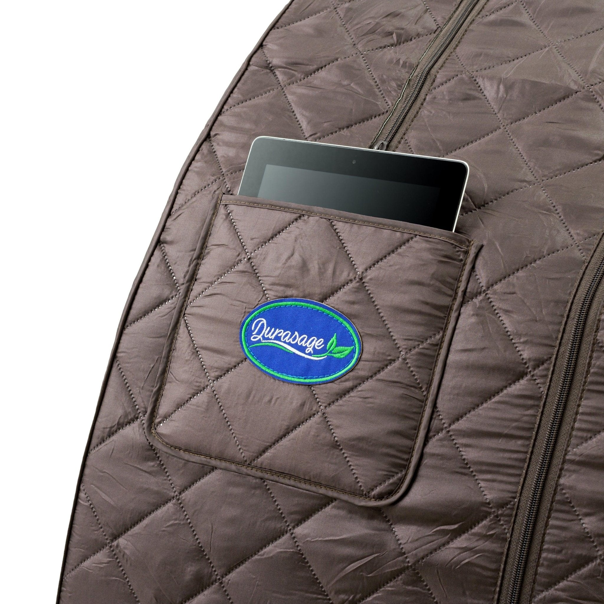 Durasage Health Personal Steam Sauna for Weight Loss, Detox & Relaxation at Home, Chair Included - Black Coffee