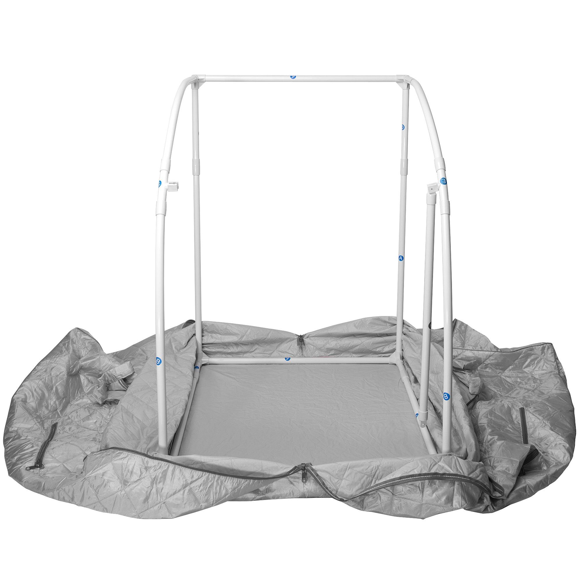 Durasage Health Portable Personal Therapeutic Spa Home Steam Sauna Weight Loss Slimming Detox (Gray Outline)