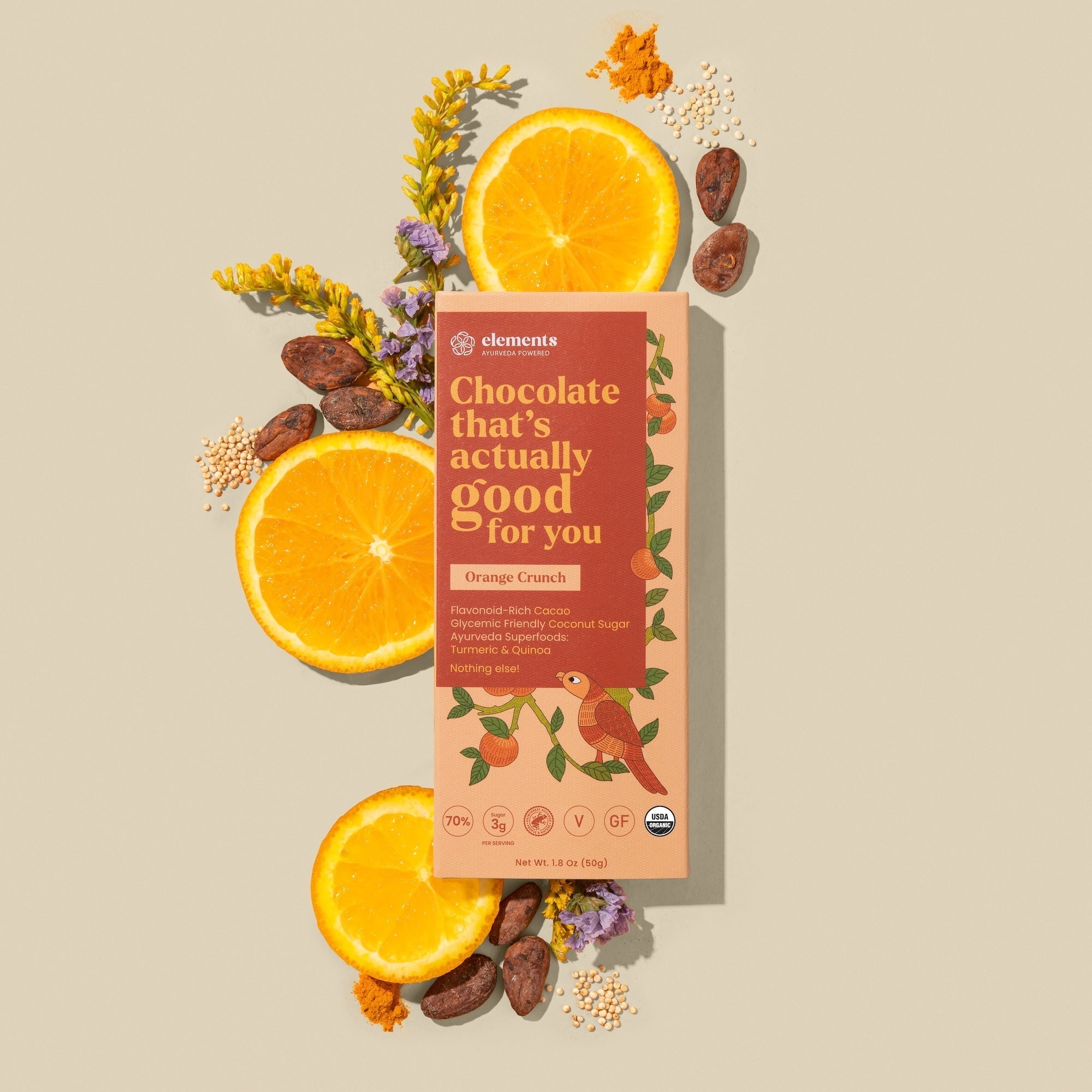Elements Truffles Orange Crunch
