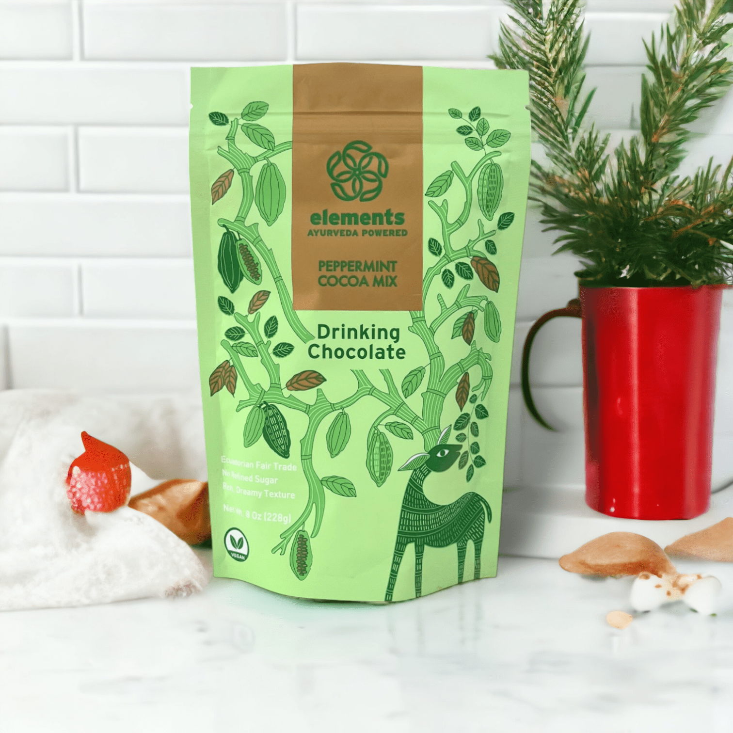 Elements Truffles Peppermint Hot Chocolate