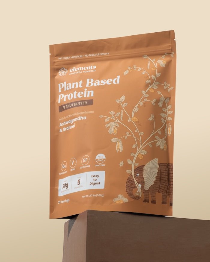 Elements Truffles Plant Based Protein Powder: Peanut Butter (21 Servings)