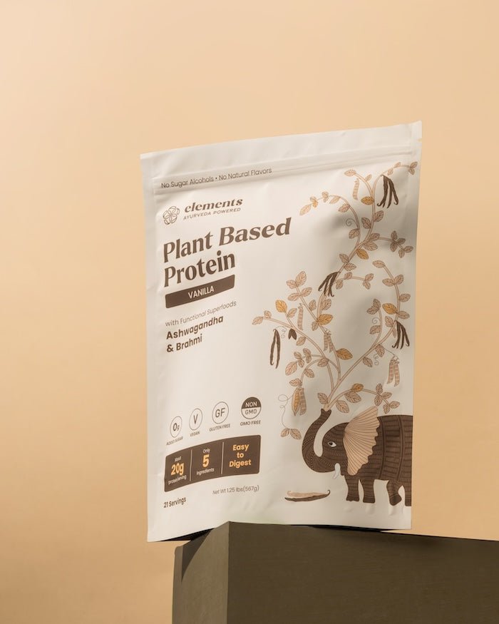 Elements Truffles Plant Based Protein Powder: Vanilla (21 Servings)
