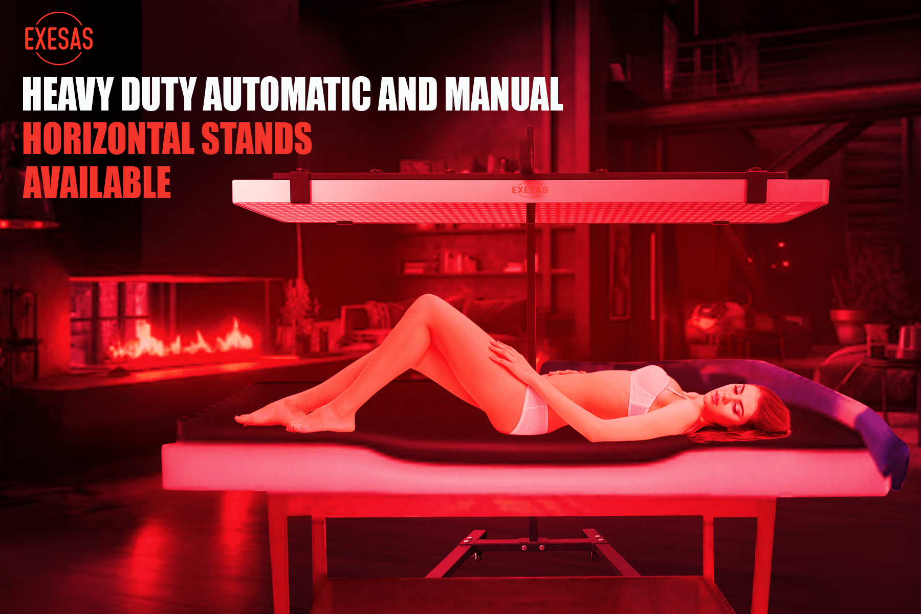 EXESAS EXESAS 200 LED, 1000W Dual - Chip, Red Light Therapy Device for Full Body, 4 - Wavelengths Infrared LED Panel for Skin, Weight, Pain, Wellness