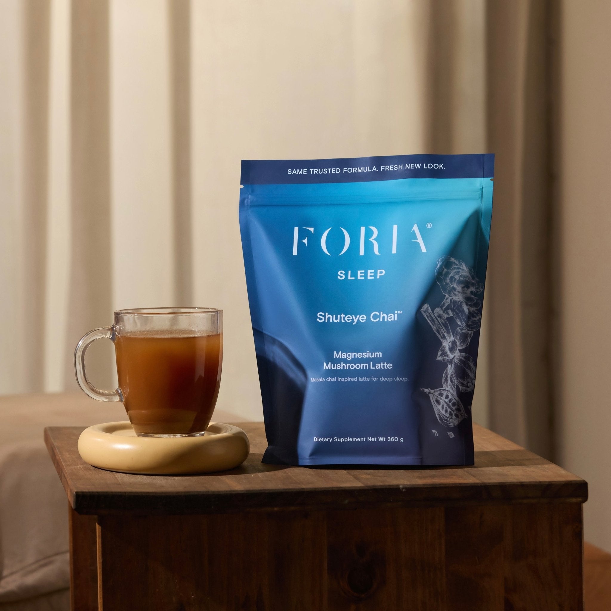Foria Shuteye Chai - Magnesium Mushroom Latte
