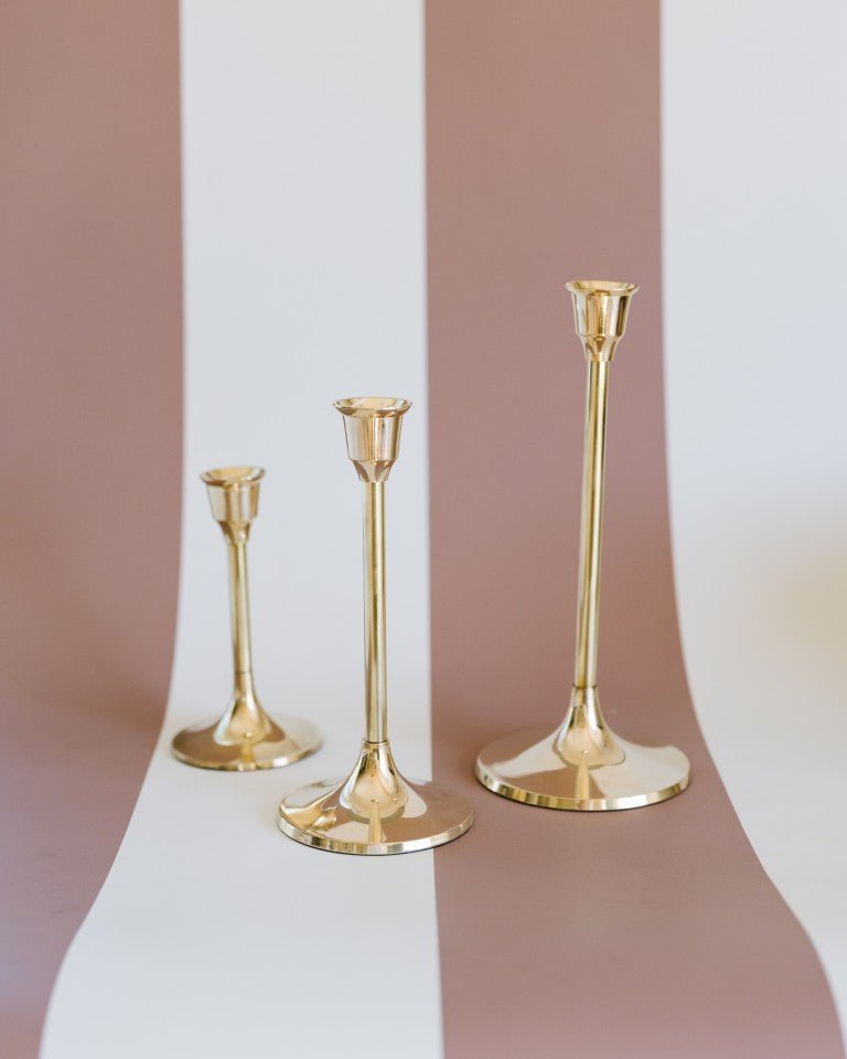 Galley & Fen Brass Candle Holders