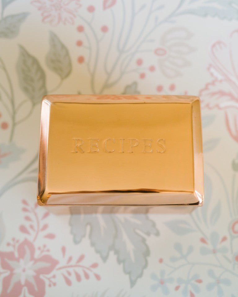 Galley & Fen Copper Recipe Box