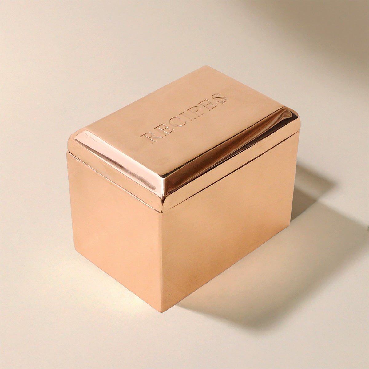 Galley & Fen Copper Recipe Box