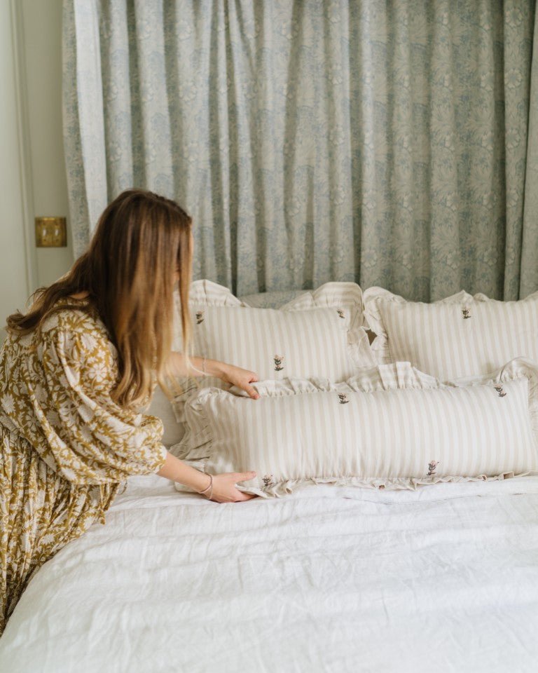 Galley & Fen Frances Ruffled Lumbar Pillow