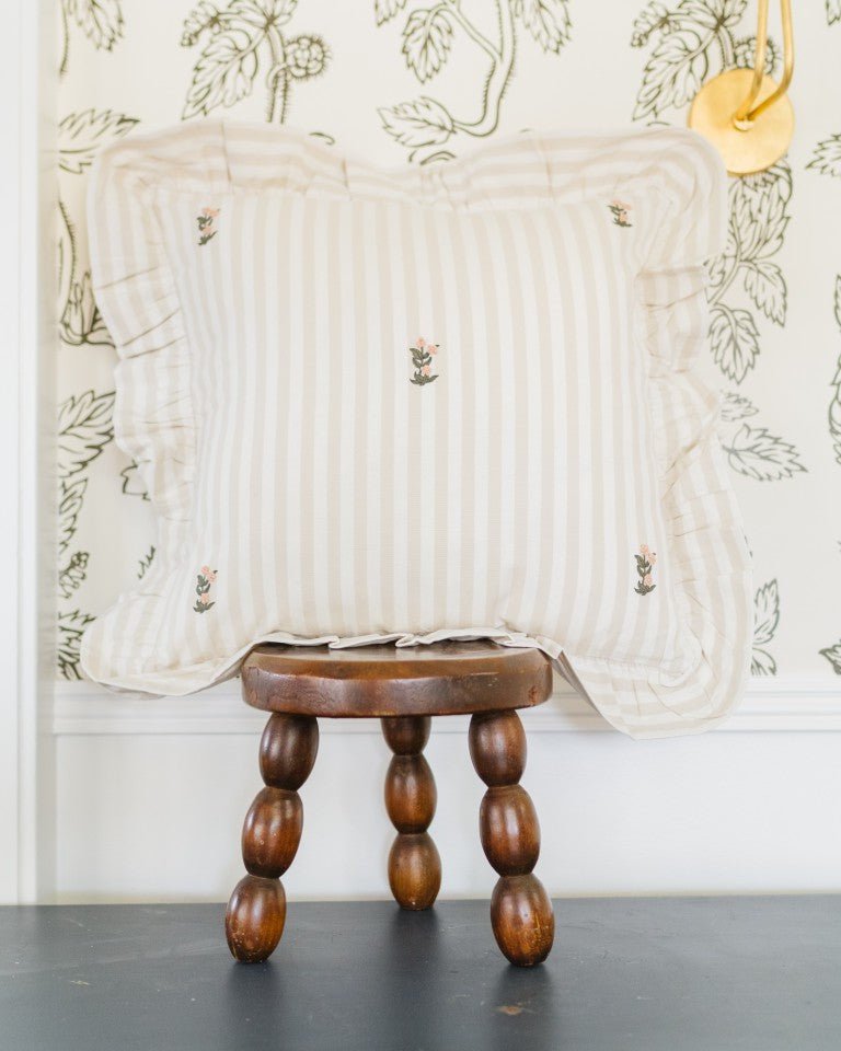 Galley & Fen Frances Ruffled Pillow