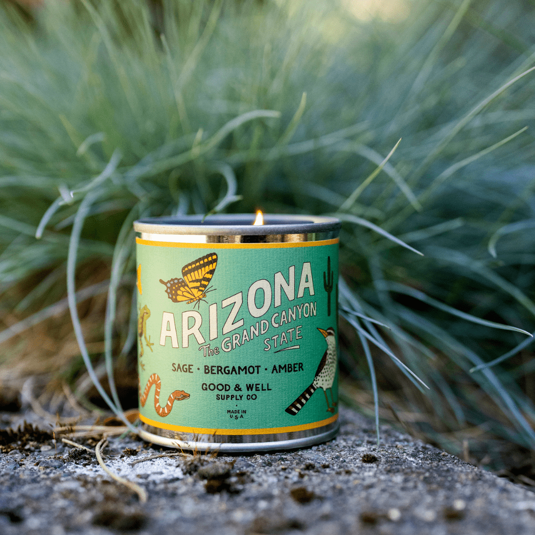 Good & Well Supply Co Arizona State Candle
