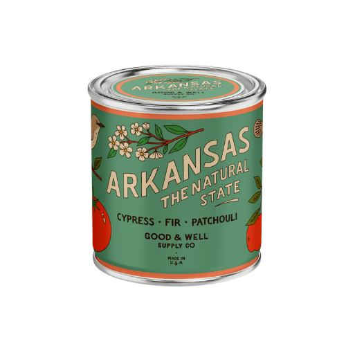 Good & Well Supply Co Arkansas State Candle