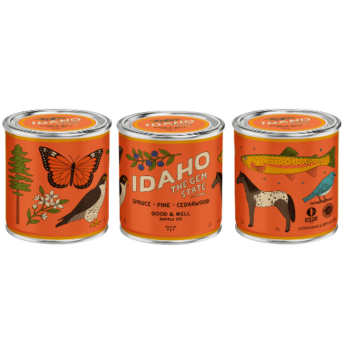 Good & Well Supply Co Idaho State Candle