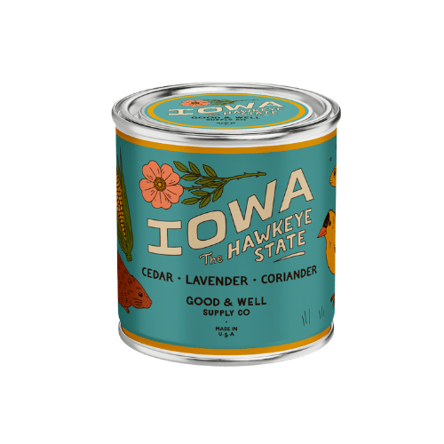 Good & Well Supply Co Iowa State Candle