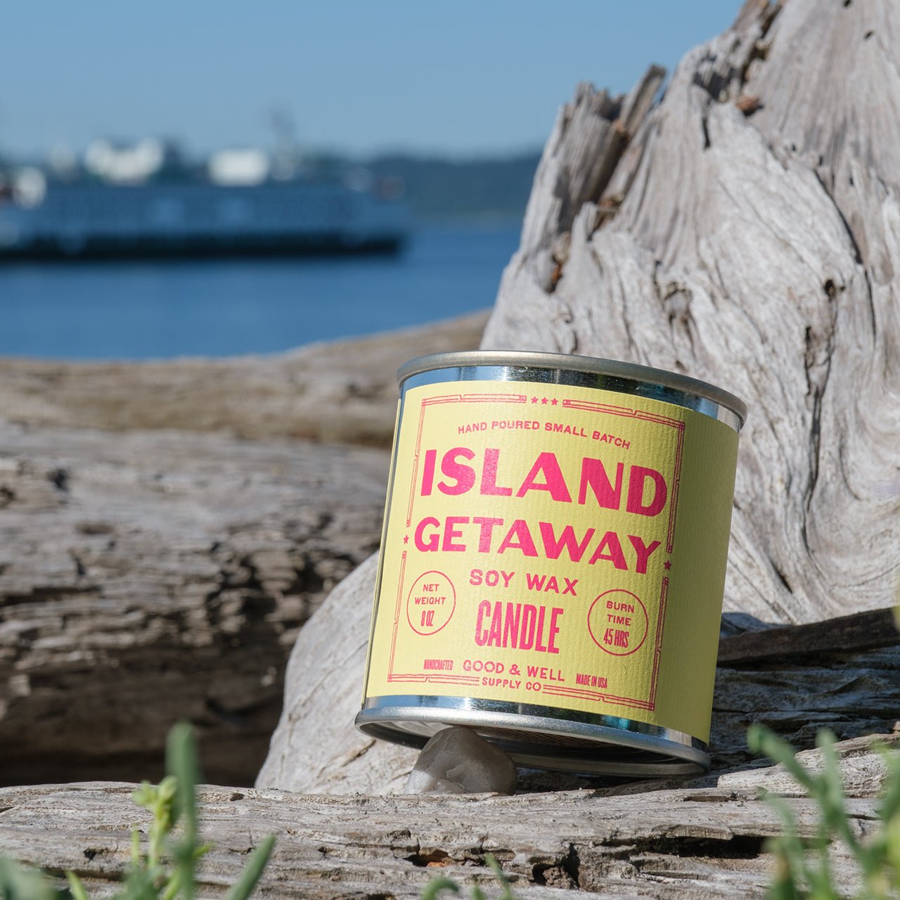 Good & Well Supply Co Island Getaway Happy Place Candle