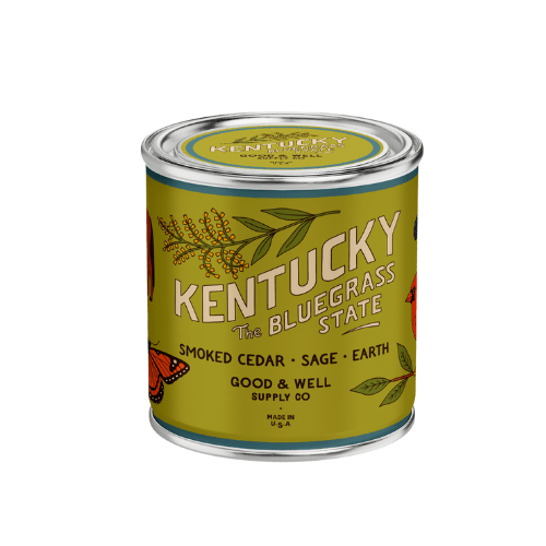 Good & Well Supply Co Kentucky State Candle