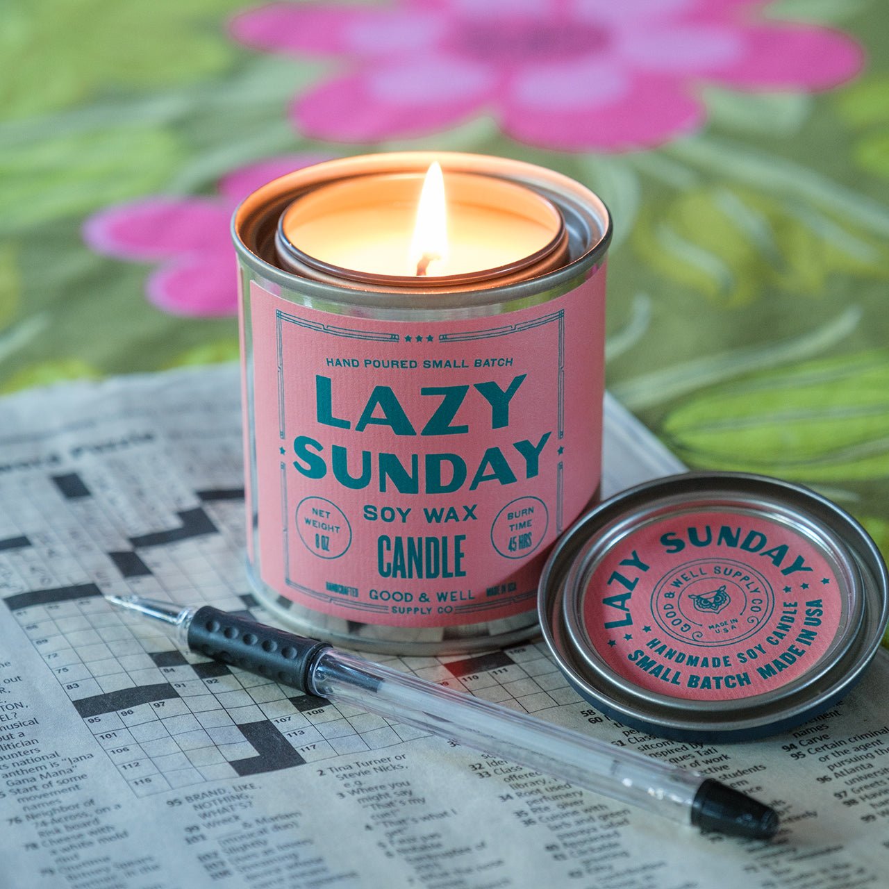 Good & Well Supply Co Lazy Sunday Happy Place Candle