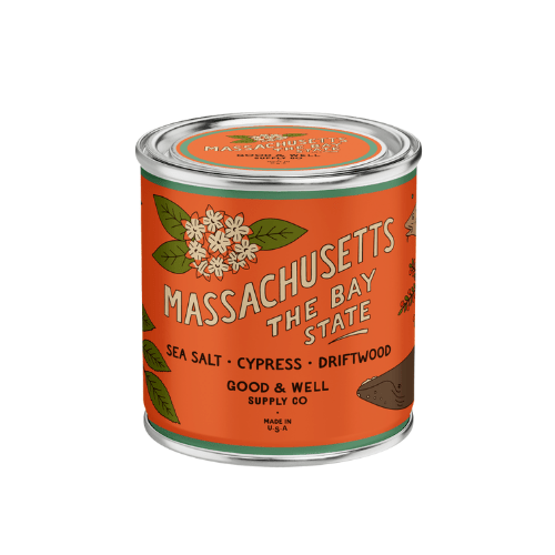 Good & Well Supply Co Massachusetts State Candle
