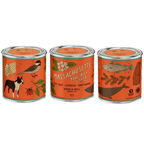 Good & Well Supply Co Massachusetts State Candle